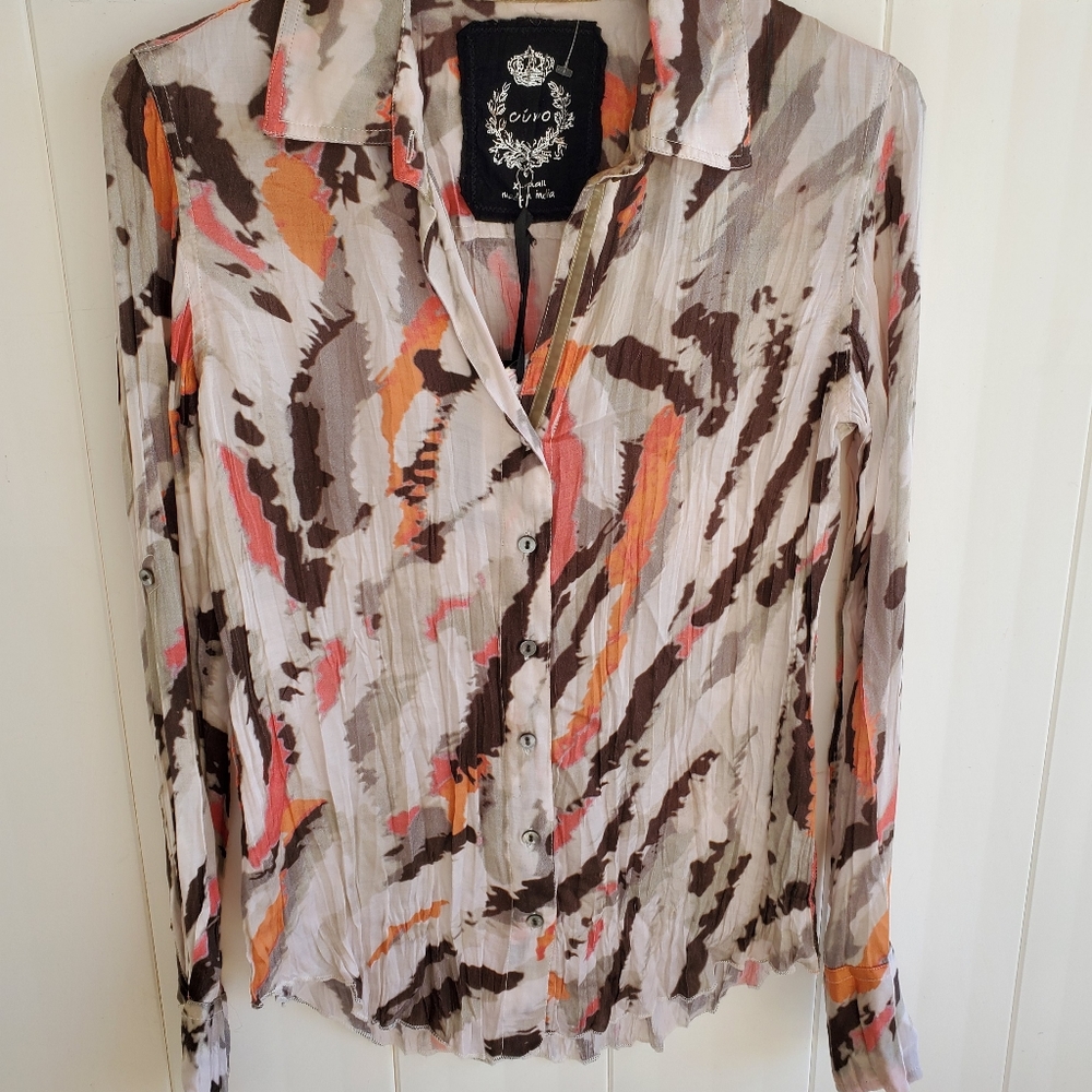CIRO, Womens blouse, abstract print